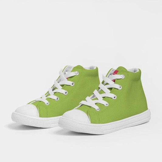 Boys Hightop Shoe - Slips Green - One4Boys