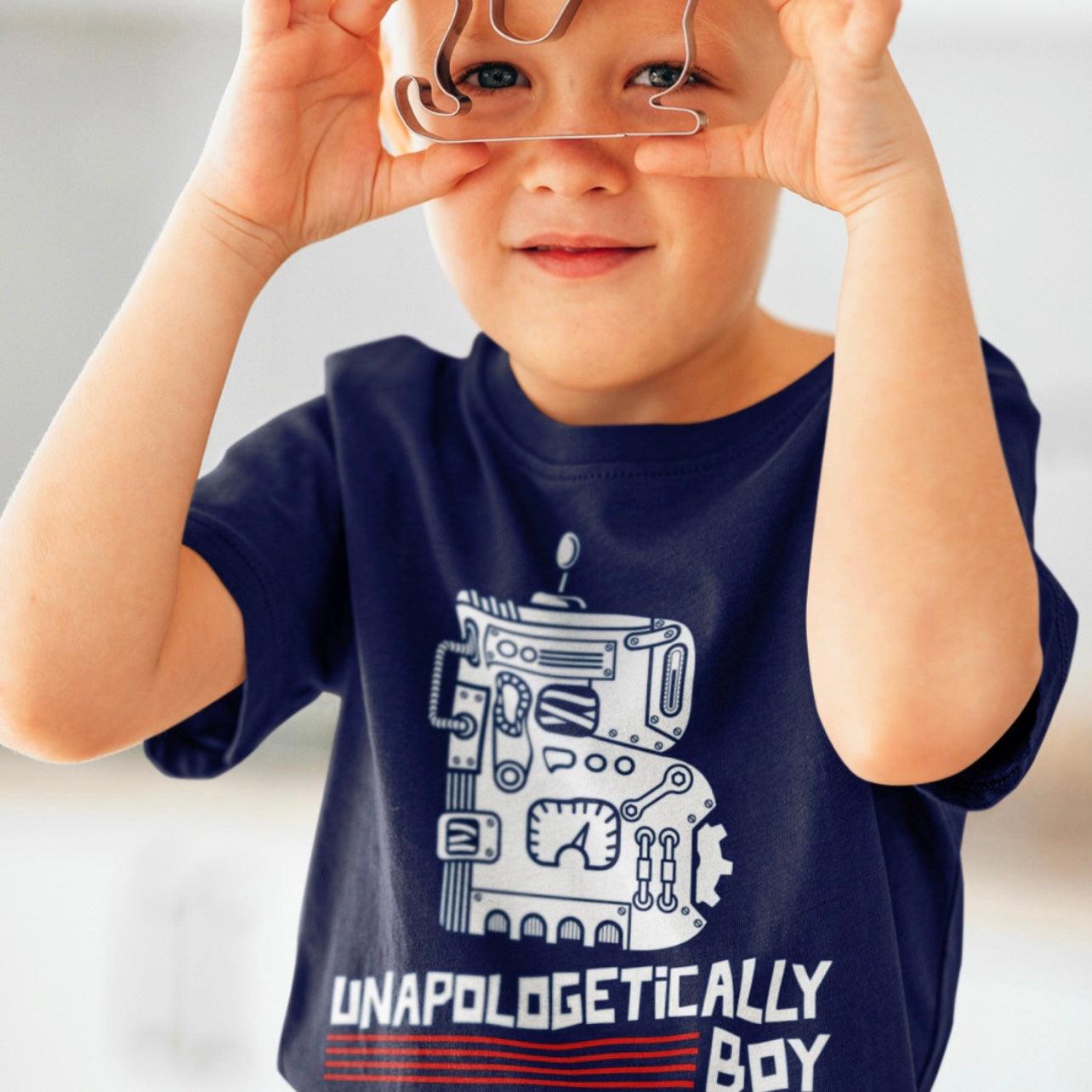Unapologetically Boy toddler jersey tee - One4Boys