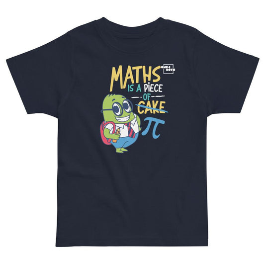 toddler jersey tee Math is a piece - One4Boys